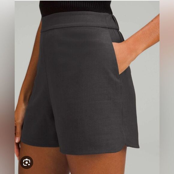 Lululemon Flat Front Relaxed Shorts - Picture 1 of 6